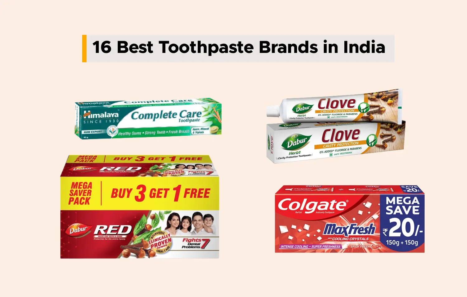 16 Best Toothpaste Brands in India